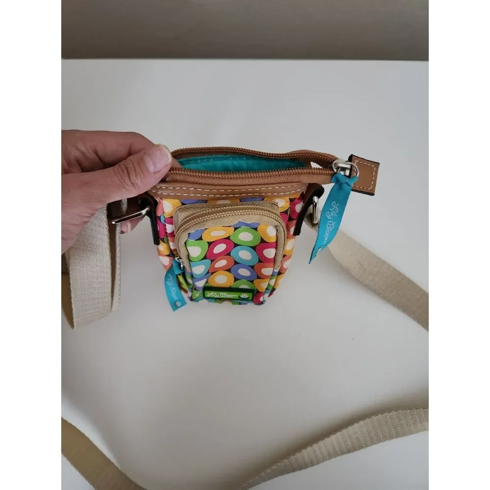 Lily Bloom Women's mini  Crossbody Bag Purse Phone Wallet‎ Multicolor